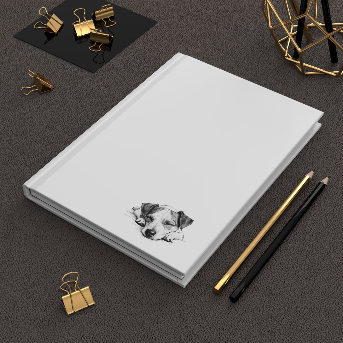 JACK RUSSELL TERRIER Lover Hardcover Notebook (5.75"x8" lined)