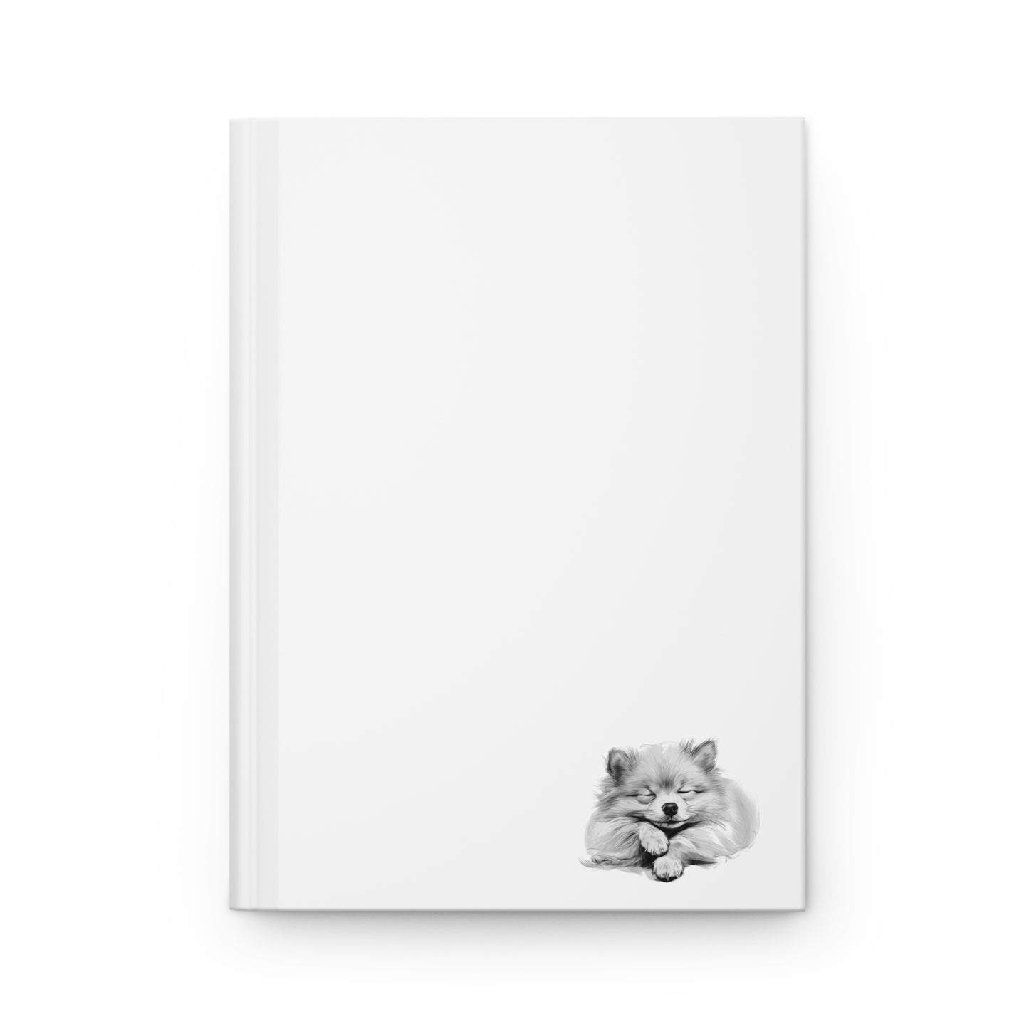 POMERANIEAN Lover Hardcover Notebook (150 lined pages)