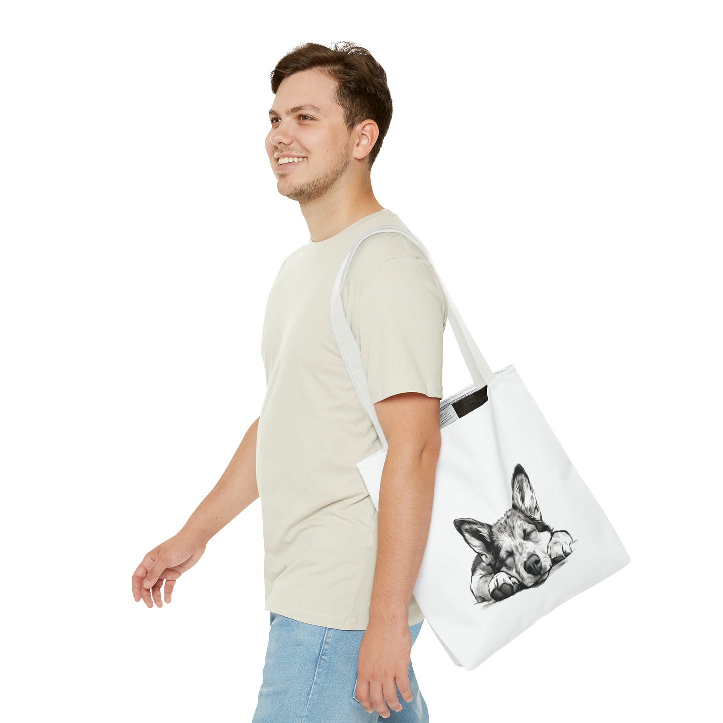 CATTLE DOG Lover Tote Bag (Front & Back Prints)