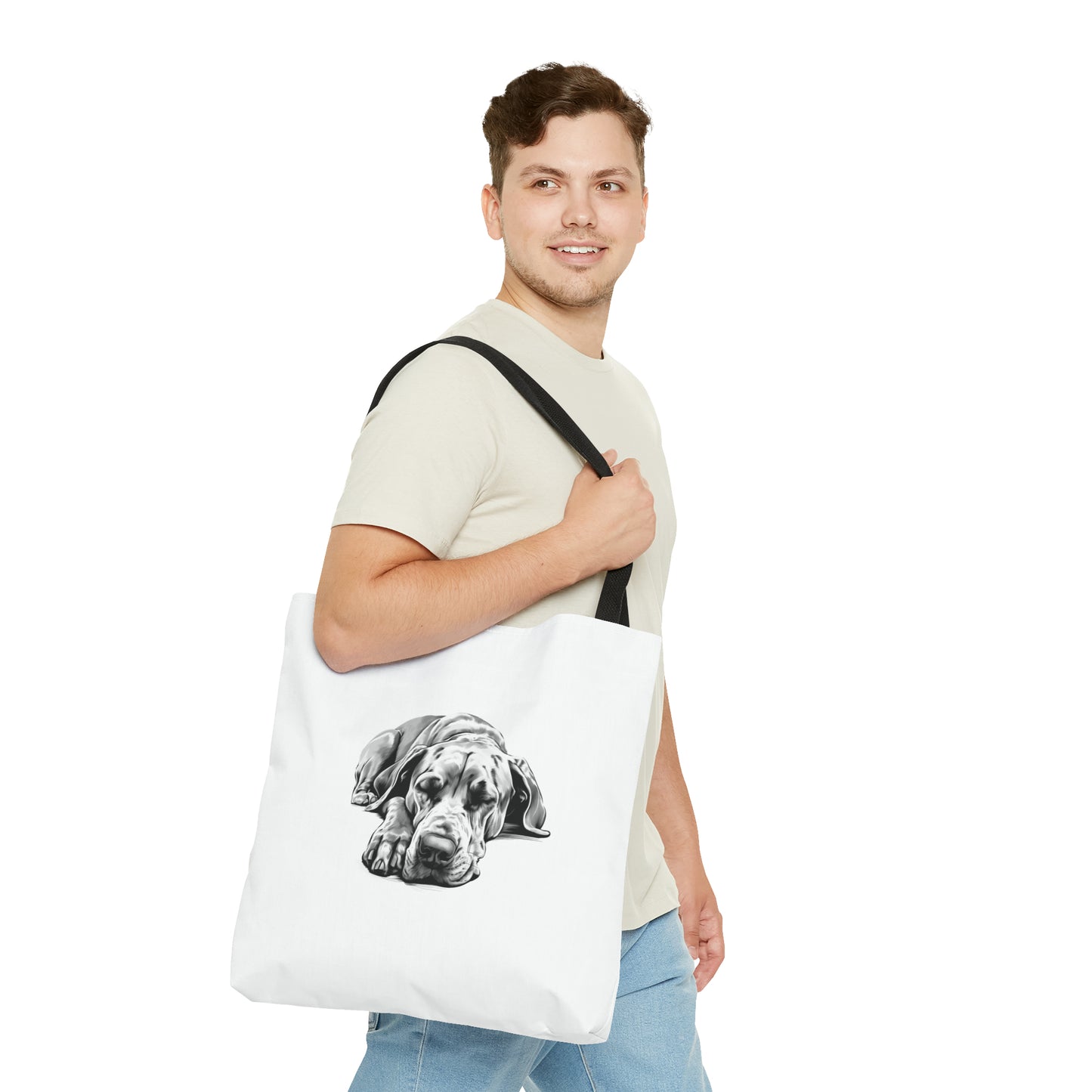 GREAT DANE Lover Tote Bag (Front & Back Prints)