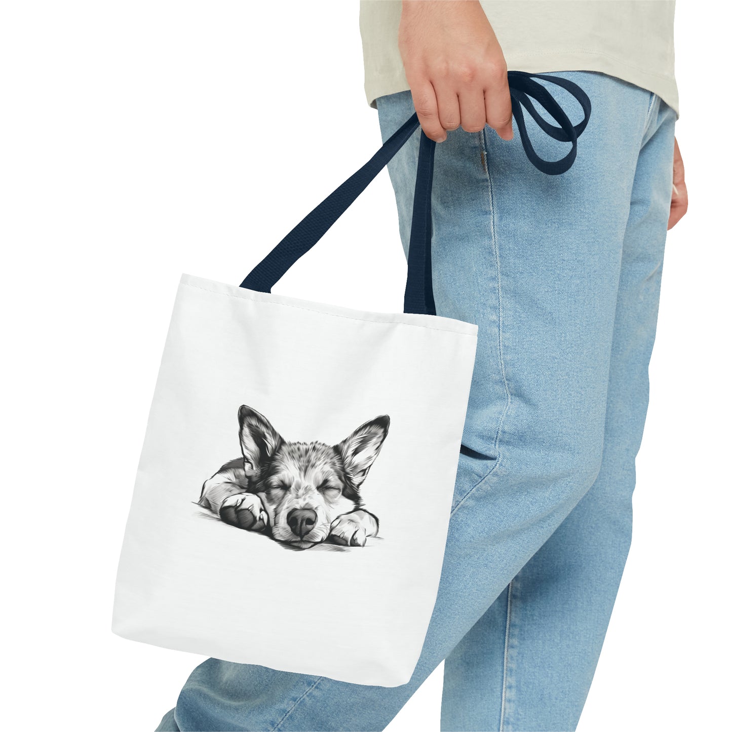 CATTLE DOG Lover Tote Bag (Front & Back Prints)