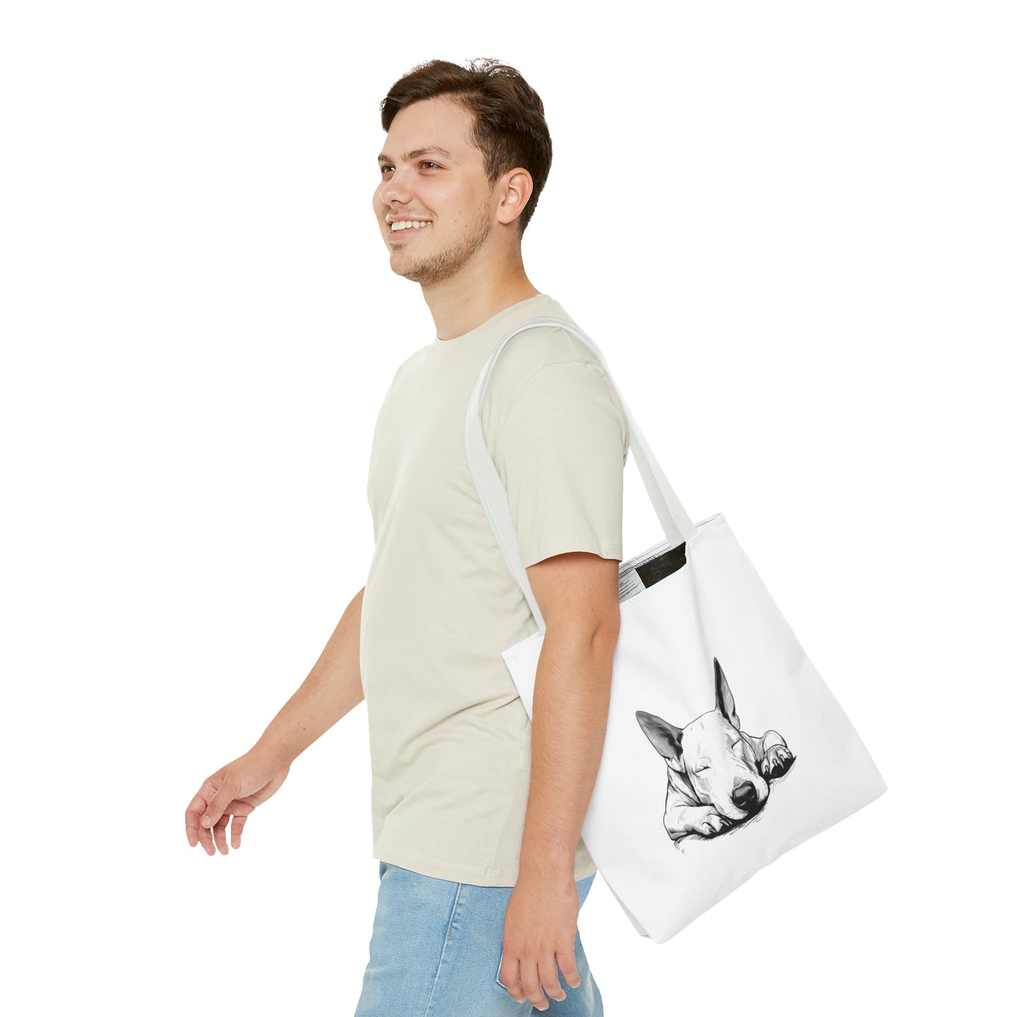 BULL TERRIER Lover Tote Bag (Front & Back Prints)
