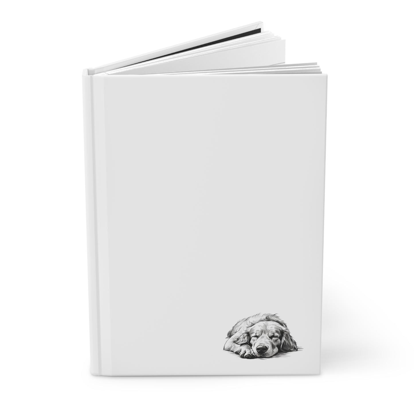 GOLDEN RETRIEVER Lover Hardcover Notebook (5.75"x8" lined)
