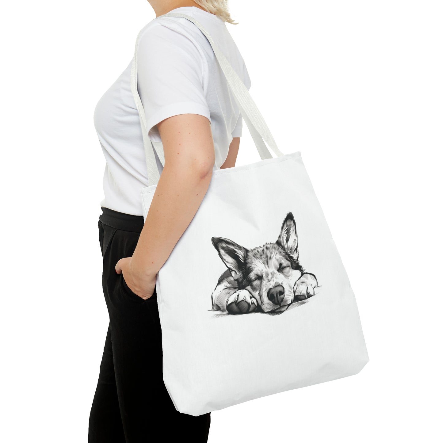 CATTLE DOG Lover Tote Bag (Front & Back Prints)