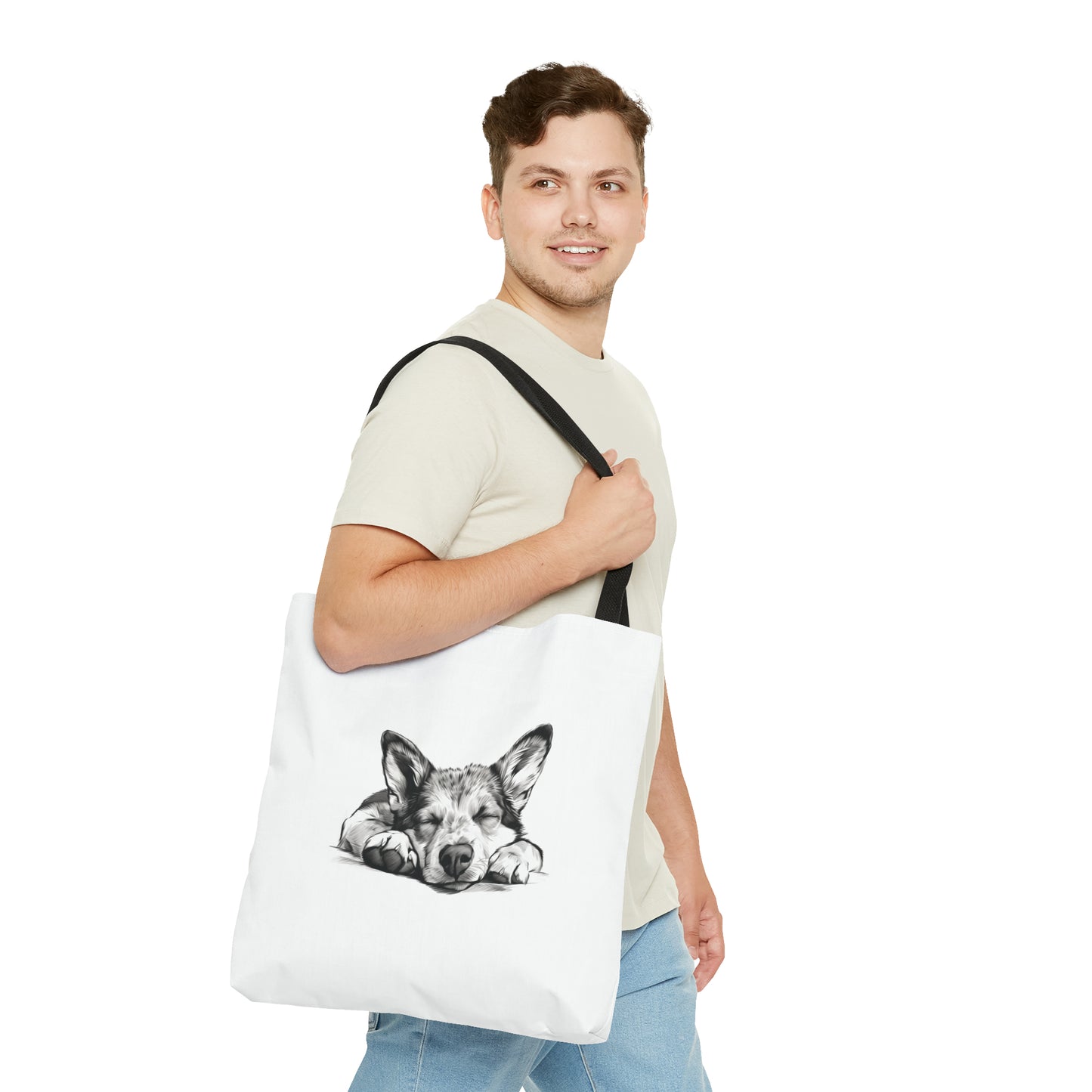 CATTLE DOG Lover Tote Bag (Front & Back Prints)