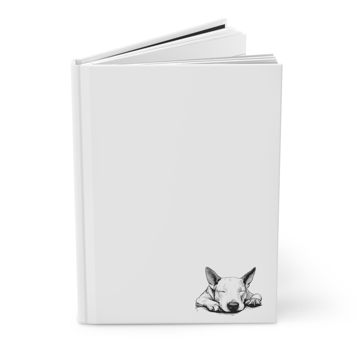 BULL TERRIER Lover Hardcover Notebook (150 lined pages)