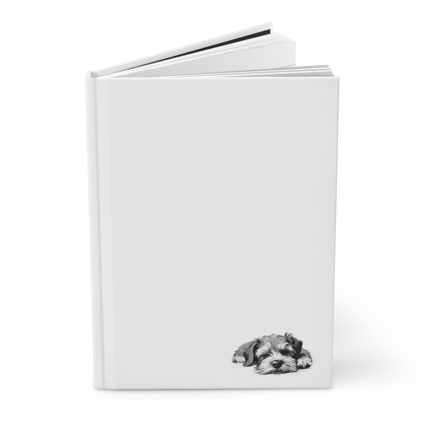 SCHNAUZER Lover Hardcover Notebook (150 lined pages)