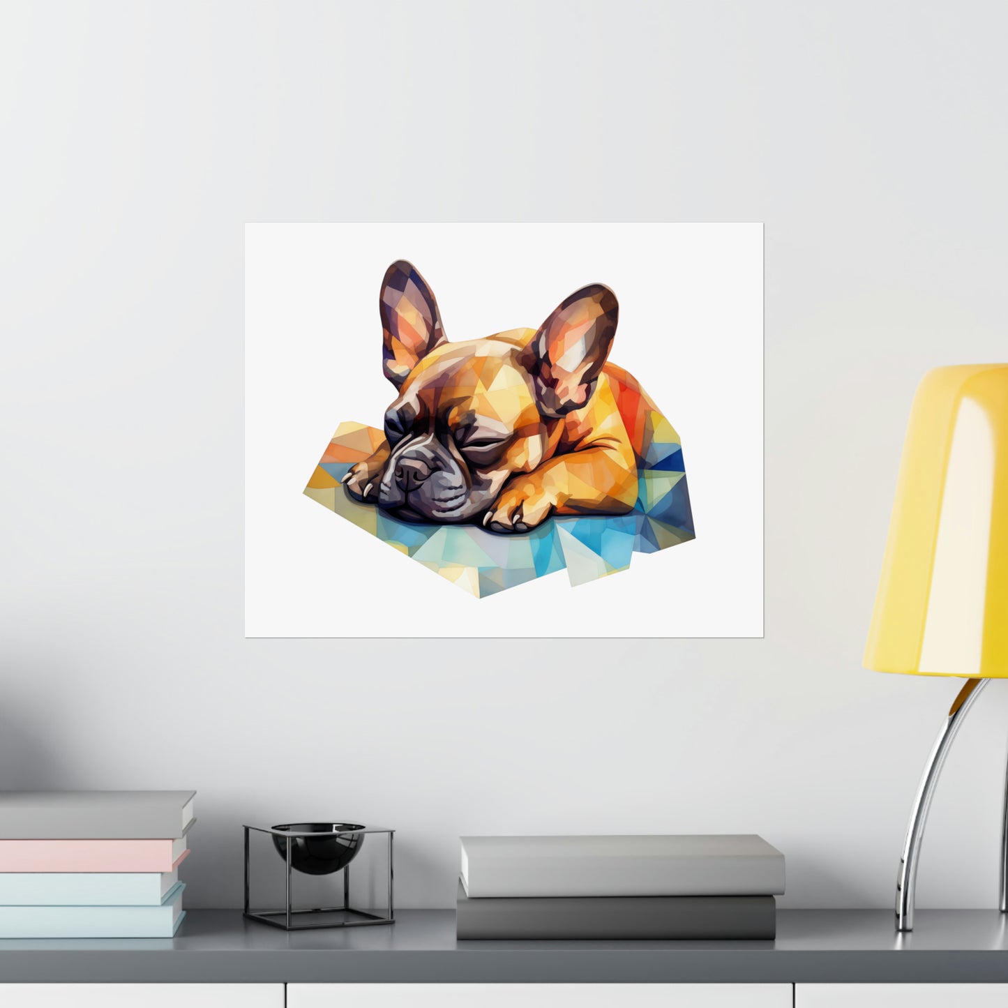 French Bulldog Print - Modern Watercolor - Frenchie Dog Portrait / Poster / Wall Art - Ready to Hang, Versatile and Vibrant on Fine Art Paper