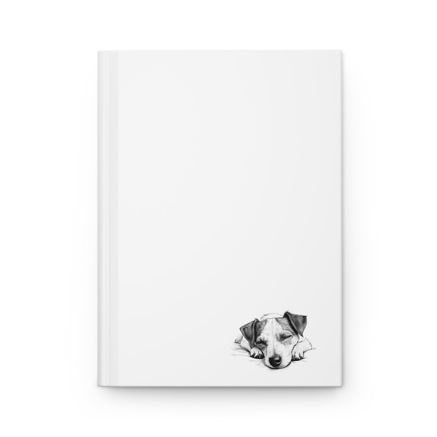 JACK RUSSELL TERRIER Lover Hardcover Notebook (5.75"x8" lined)