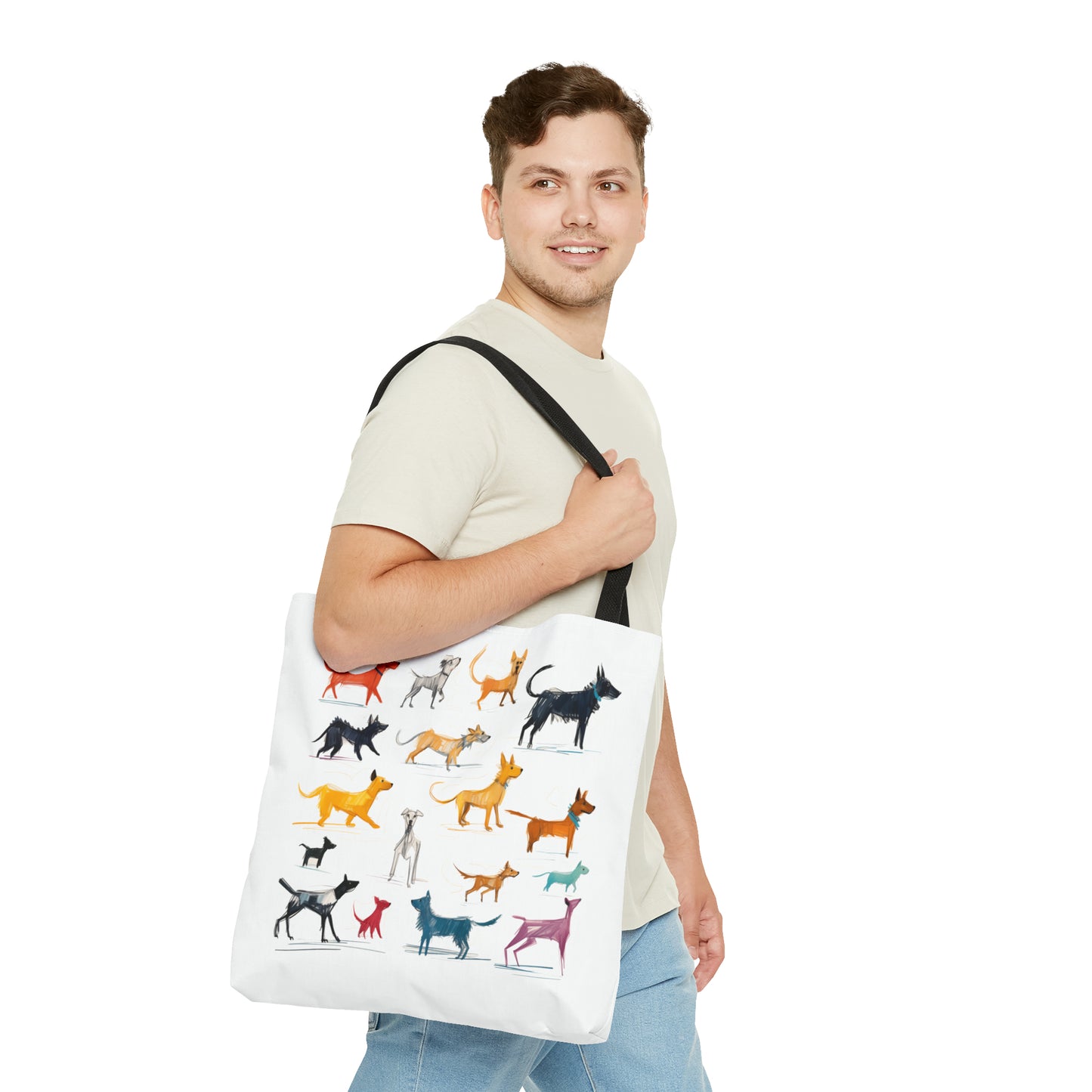 "Dog Park Sketchbook" Tote Bag