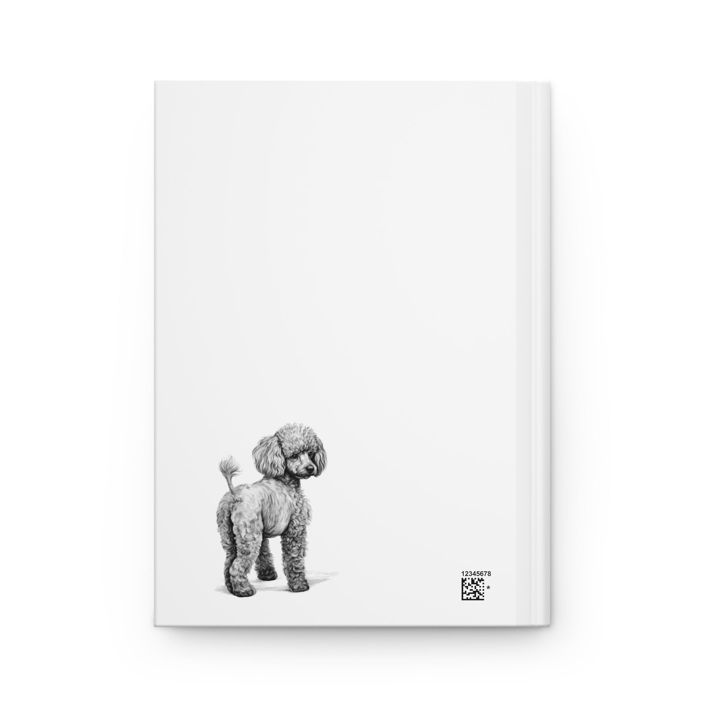 POODLE Lover Hardcover Notebook (5.75"x8" lined)