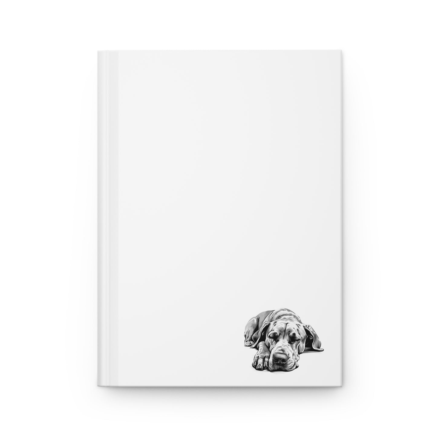 GREAT DANE Lover Hardcover Notebook (150 lined pages)