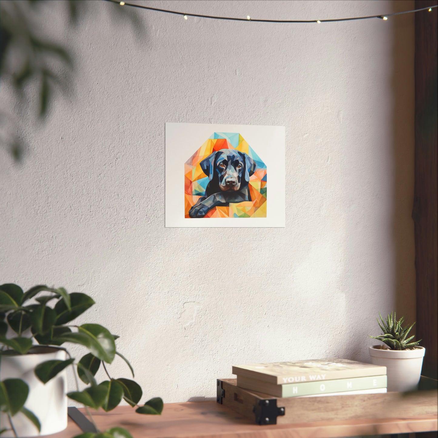 Black Lab Print - Modern Watercolor - Dog Portrait / Poster / Wall Art - Ready to Hang, Versatile and Vibrant on Fine Art Paper