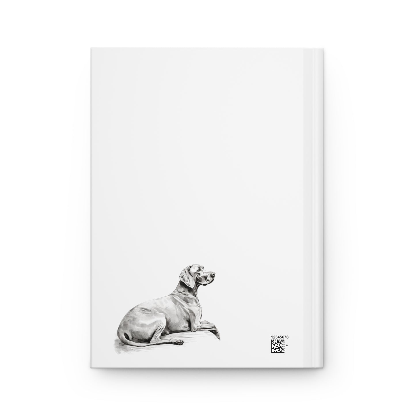 WEIMARANER Lover Hardcover Notebook (5.75"x8" lined)