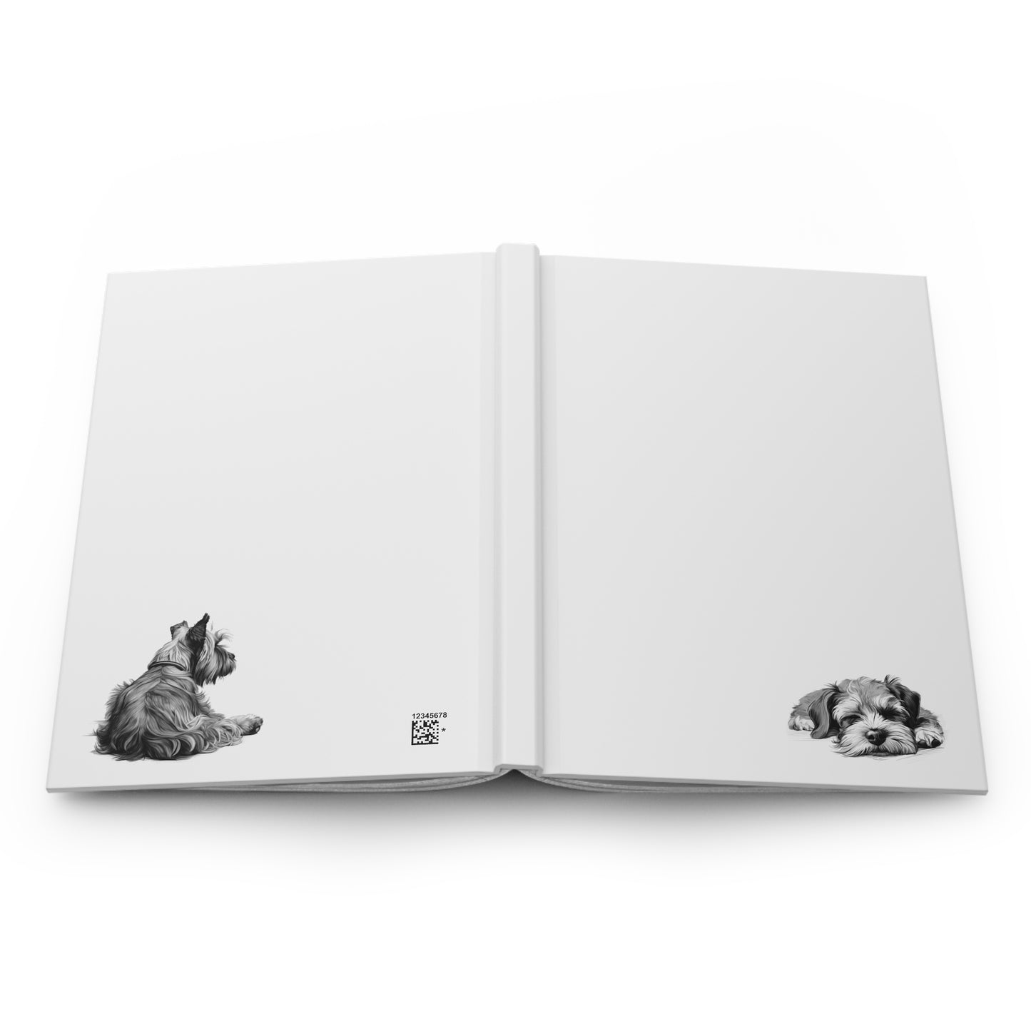 SCHNAUZER Lover Hardcover Notebook (150 lined pages)