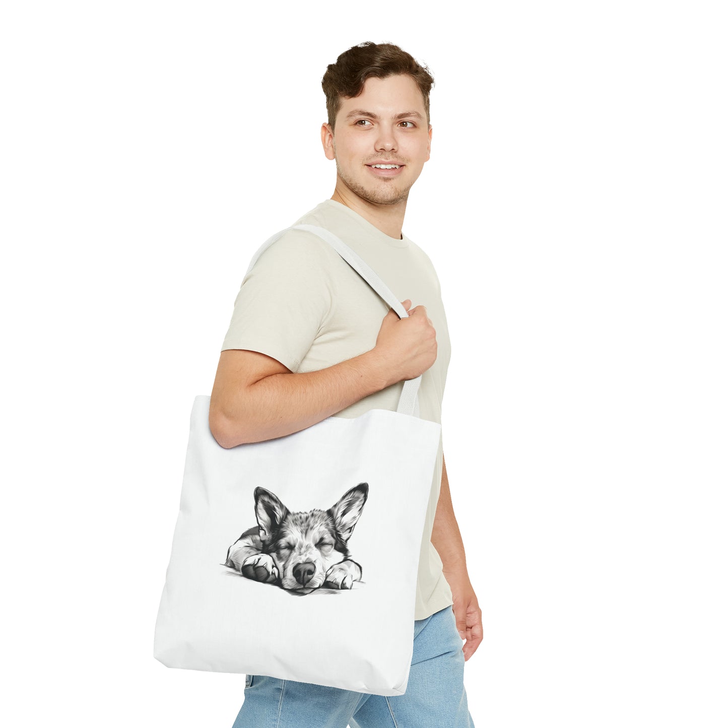 CATTLE DOG Lover Tote Bag (Front & Back Prints)