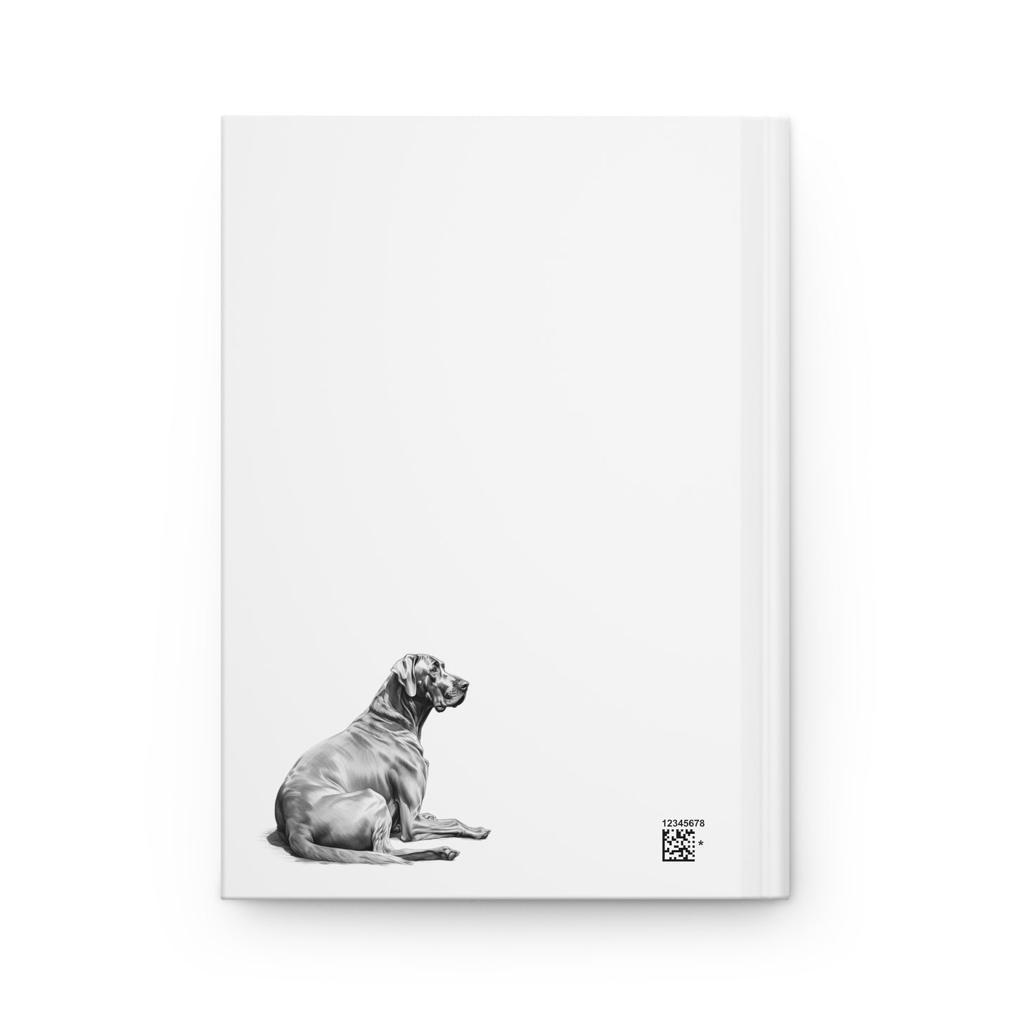 GREAT DANE Lover Hardcover Notebook (150 lined pages)