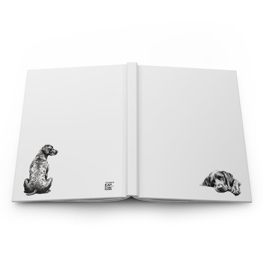 GERMAN SHORTHAIRED POINTER Lover Hardcover Notebook (150 lined pages)