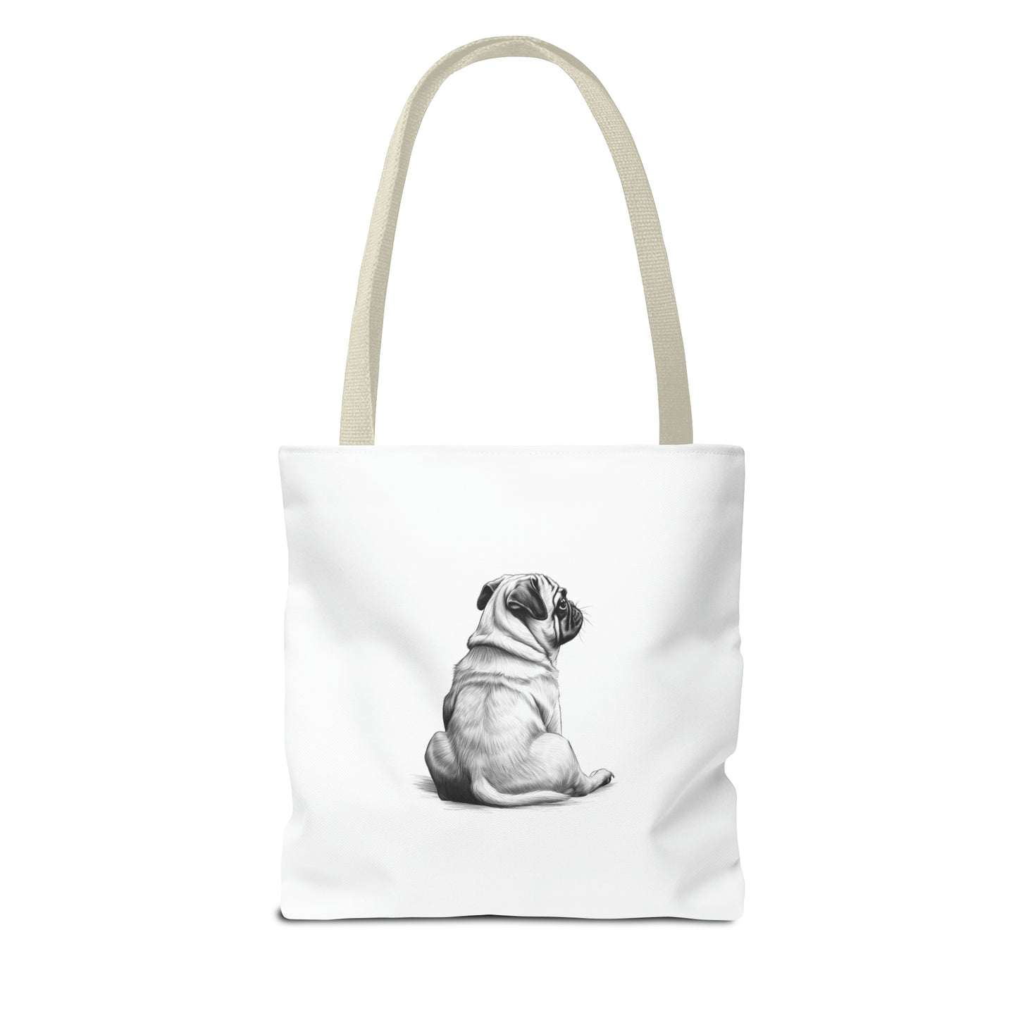 PUG Lover Everday Tote (Front & Back Prints)