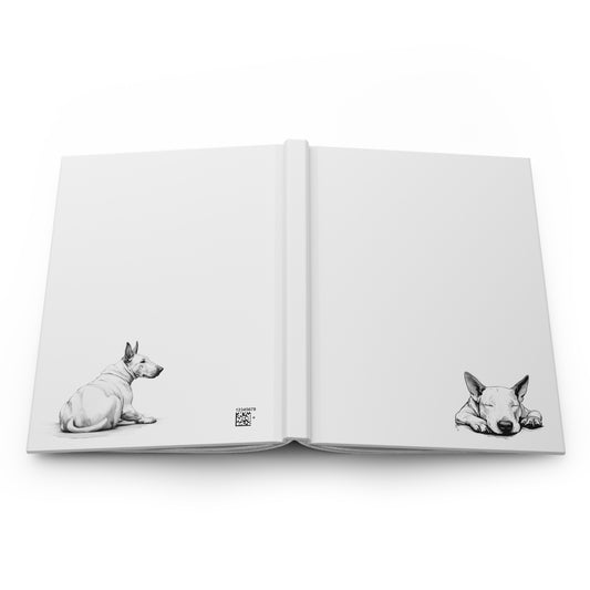 BULL TERRIER Lover Hardcover Notebook (150 lined pages)