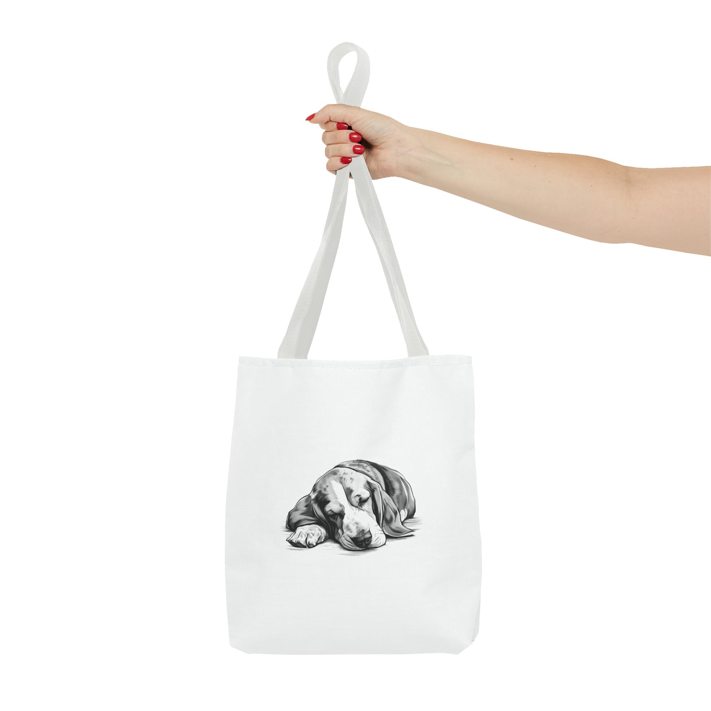 BASSET HOUND Lover Tote Bag (Front & Back Art)