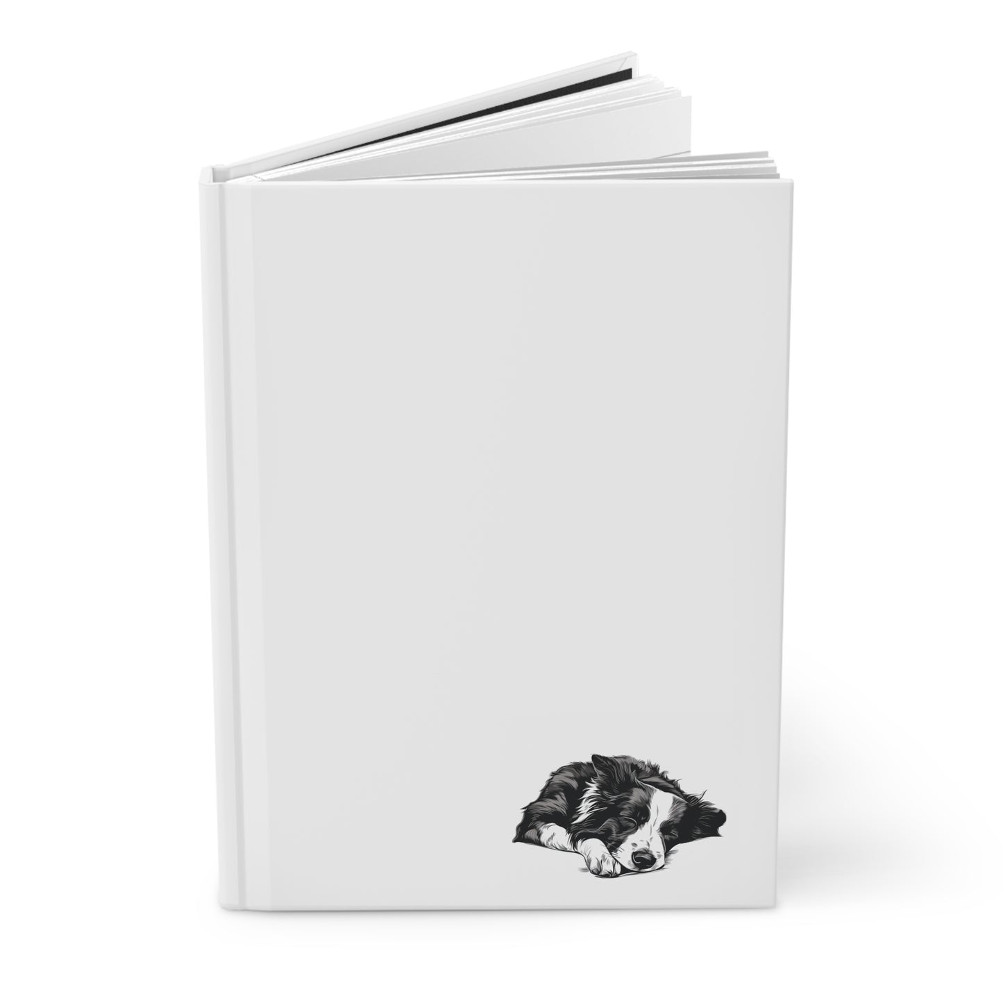 BORDER COLLIE Lover Hardcover Notebook (5.75"x8" lined)