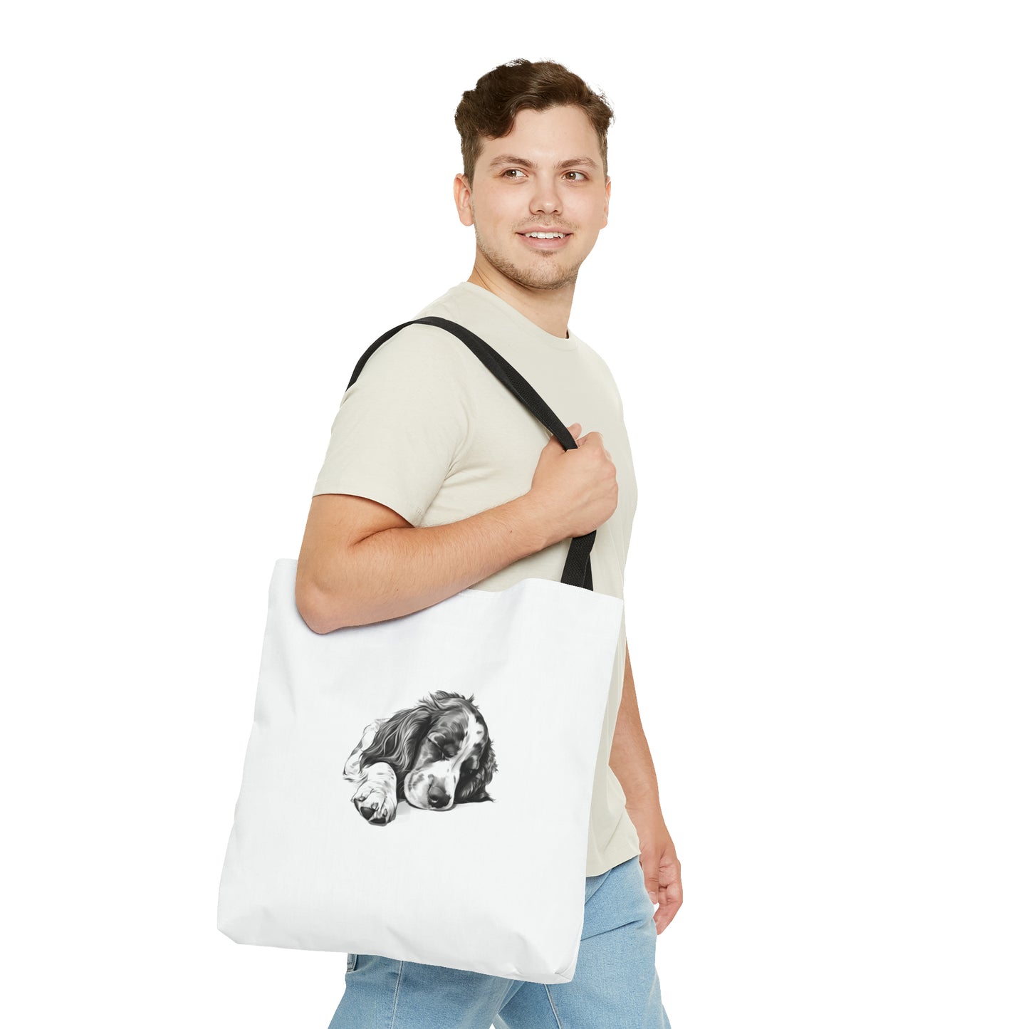 SPANIEL Lover Everday Tote (Front & Back Prints)