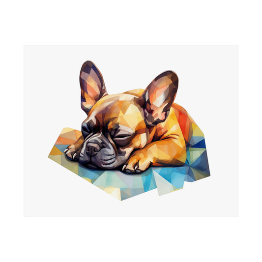 French Bulldog Print - Modern Watercolor - Frenchie Dog Portrait / Poster / Wall Art - Ready to Hang, Versatile and Vibrant on Fine Art Paper