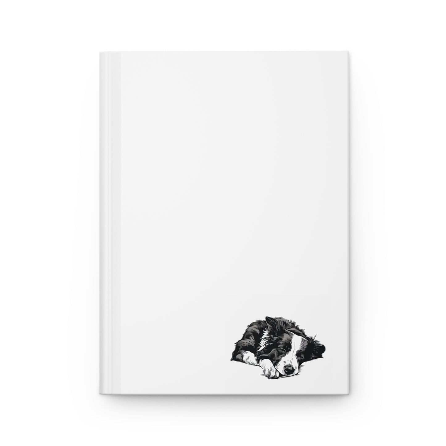 BORDER COLLIE Lover Hardcover Notebook (5.75"x8" lined)