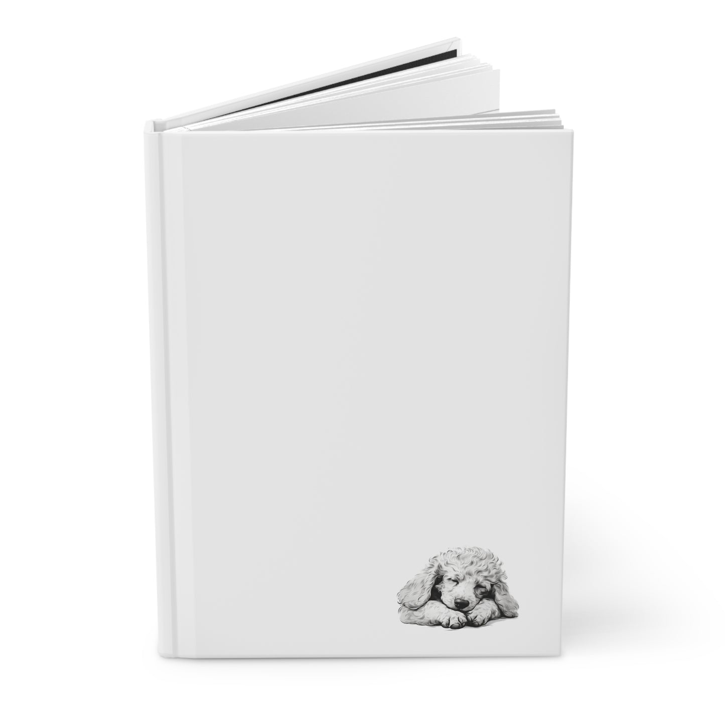 POODLE Lover Hardcover Notebook (5.75"x8" lined)