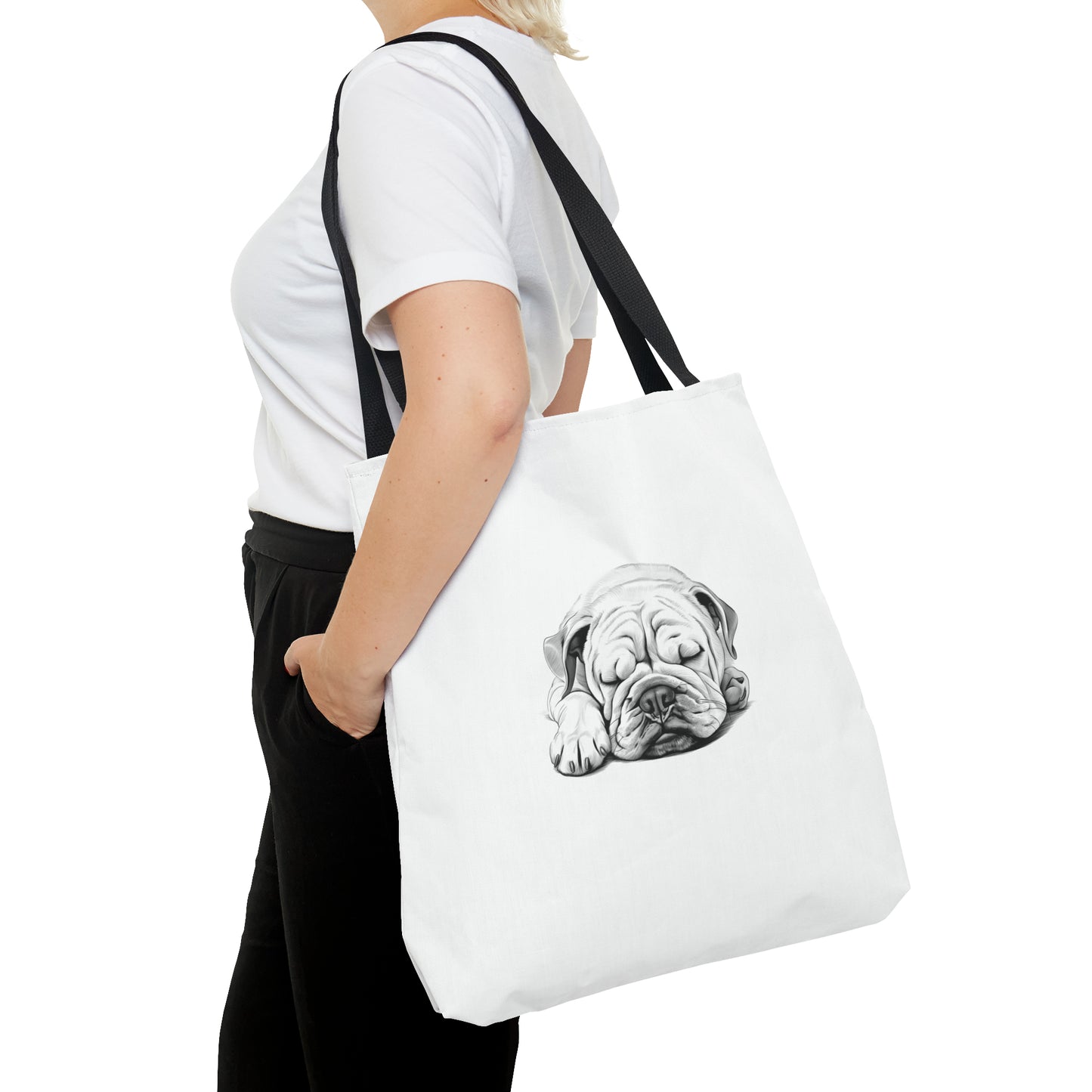 BULLDOG Lover Everday Tote (Front & Back Prints)