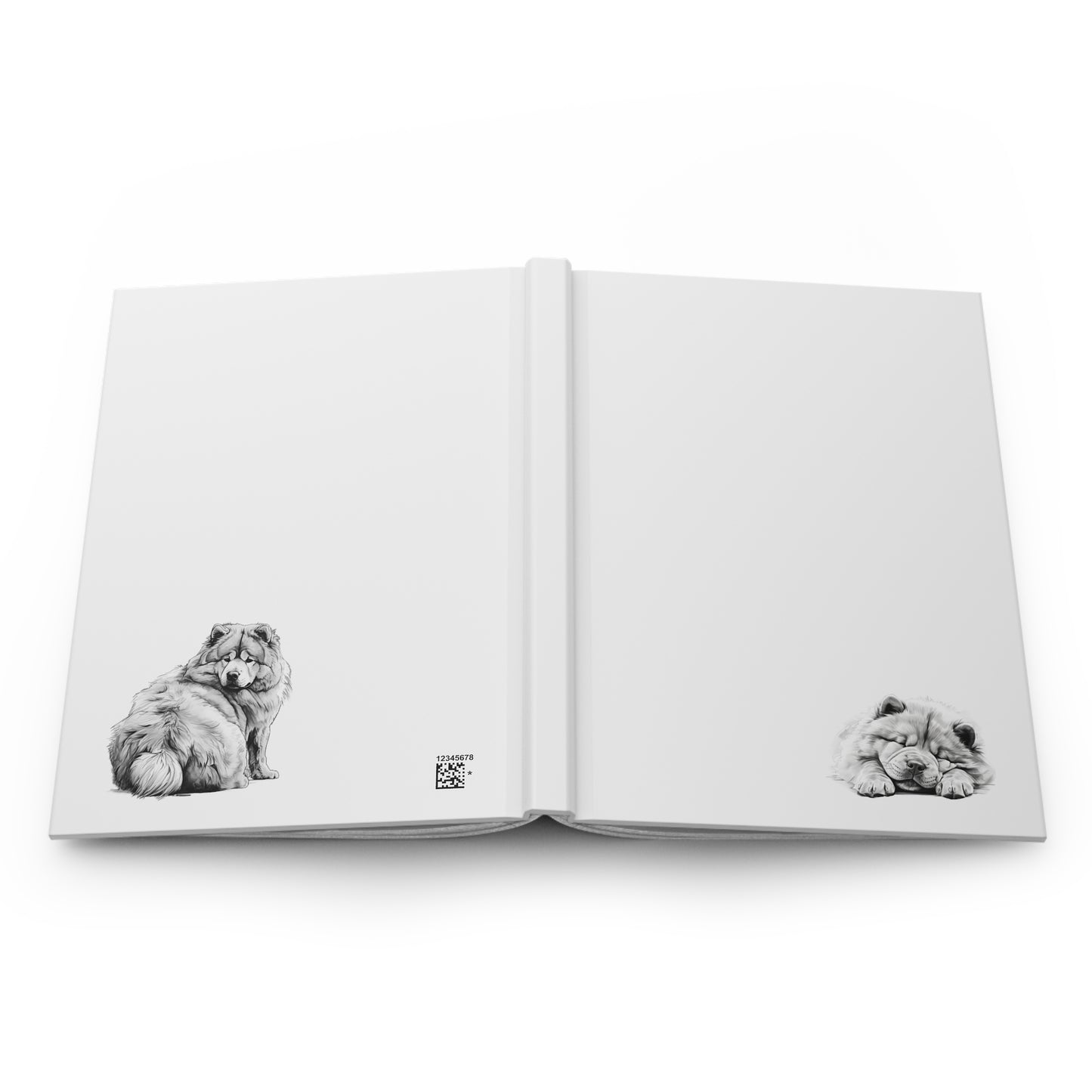 CHOW CHOW Lover Hardcover Notebook (5.75"x8" lined)