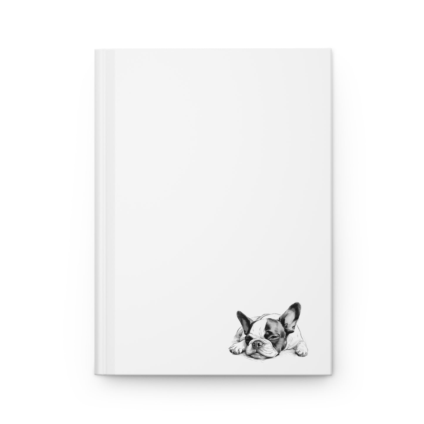 BOSTON TERRIER Lover Hardcover Notebook (5.75"x8" lined)