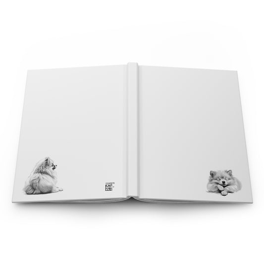 POMERANIEAN Lover Hardcover Notebook (150 lined pages)