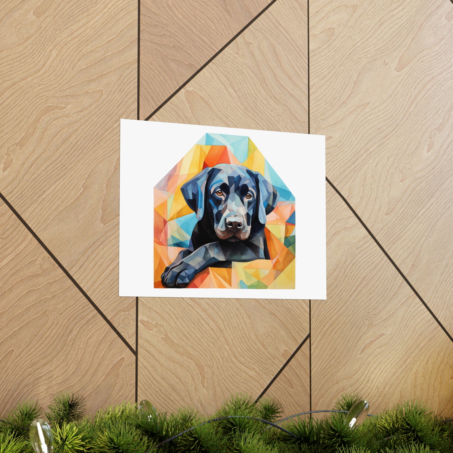 Black Lab Print - Modern Watercolor - Dog Portrait / Poster / Wall Art - Ready to Hang, Versatile and Vibrant on Fine Art Paper