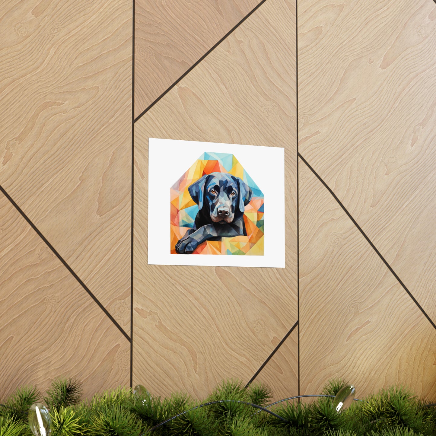 Black Lab Print - Modern Watercolor - Dog Portrait / Poster / Wall Art - Ready to Hang, Versatile and Vibrant on Fine Art Paper