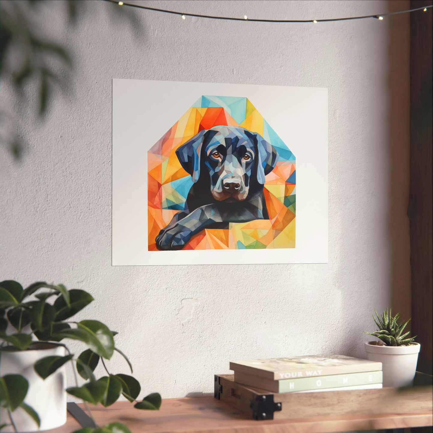 Black Lab Print - Modern Watercolor - Dog Portrait / Poster / Wall Art - Ready to Hang, Versatile and Vibrant on Fine Art Paper