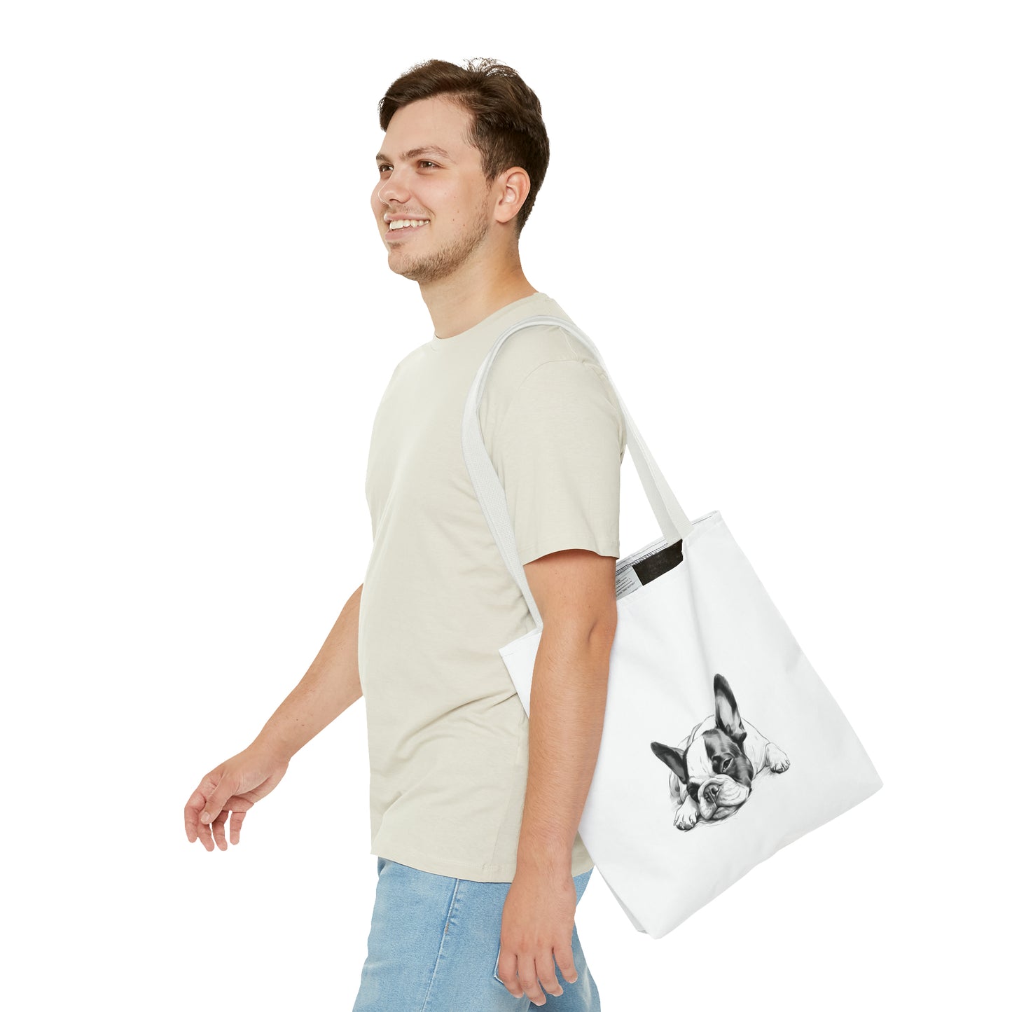 BOSTON TERRIER Lover Everday Tote (Front & Back Prints)