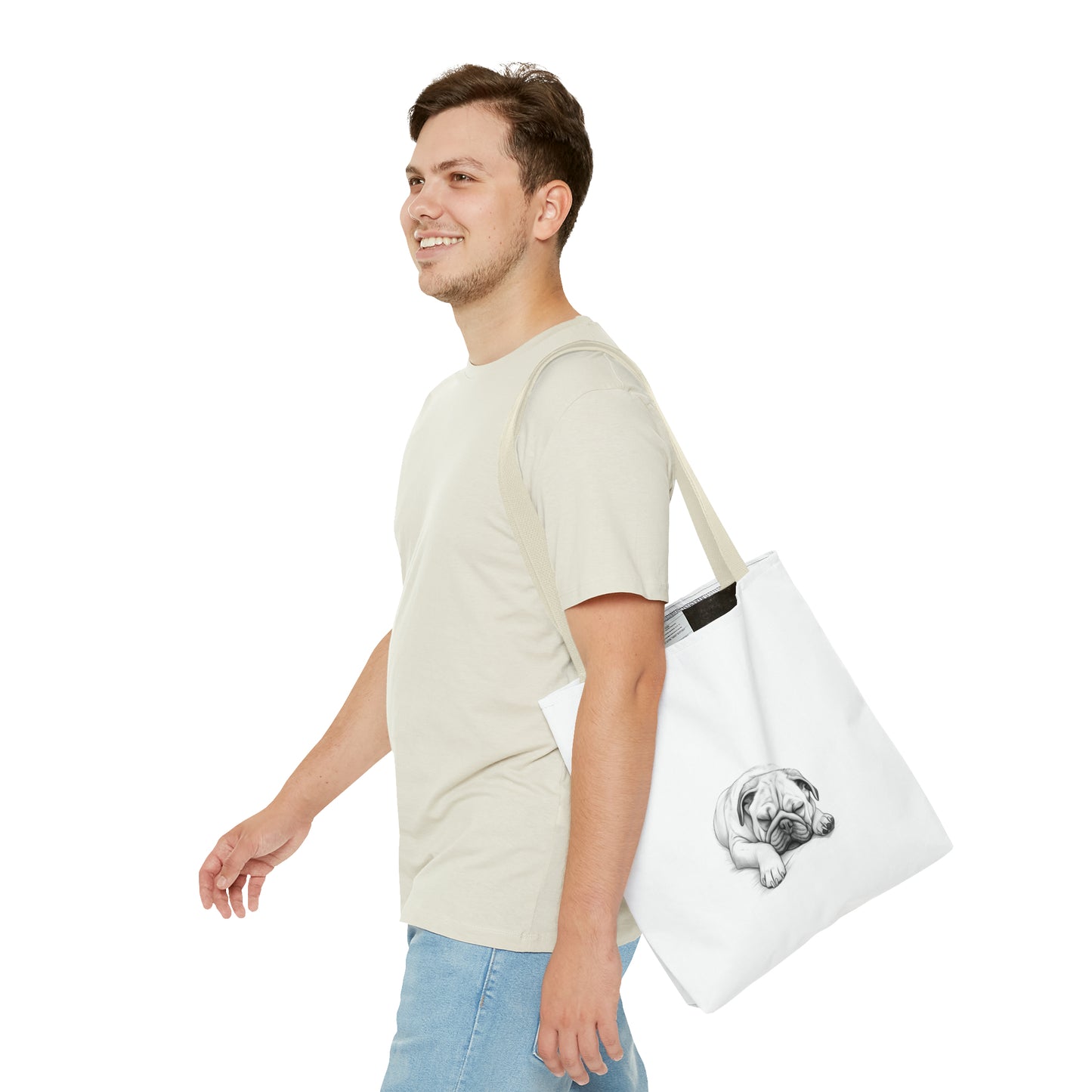 PUG Lover Everday Tote (Front & Back Prints)