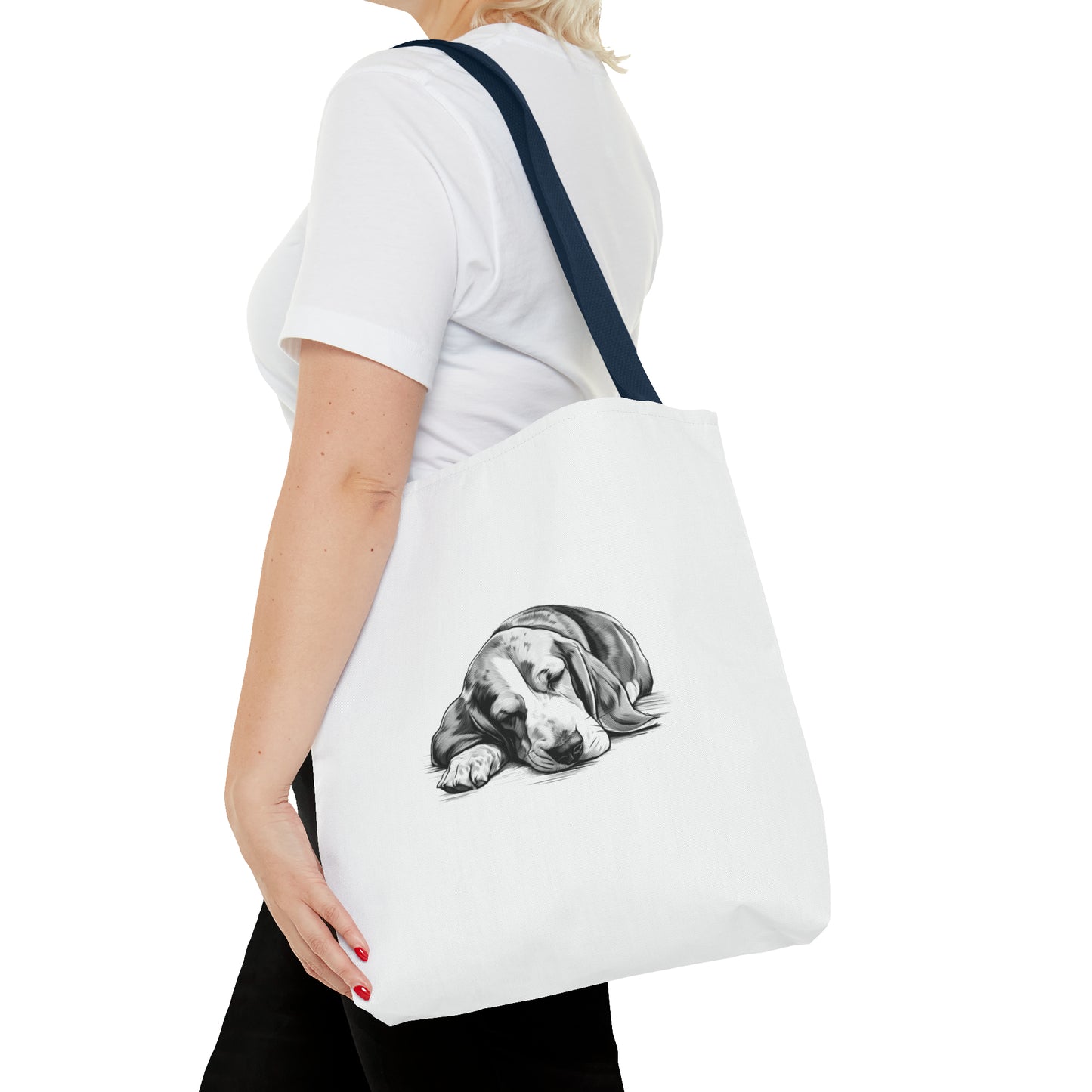 BASSET HOUND Lover Tote Bag (Front & Back Art)