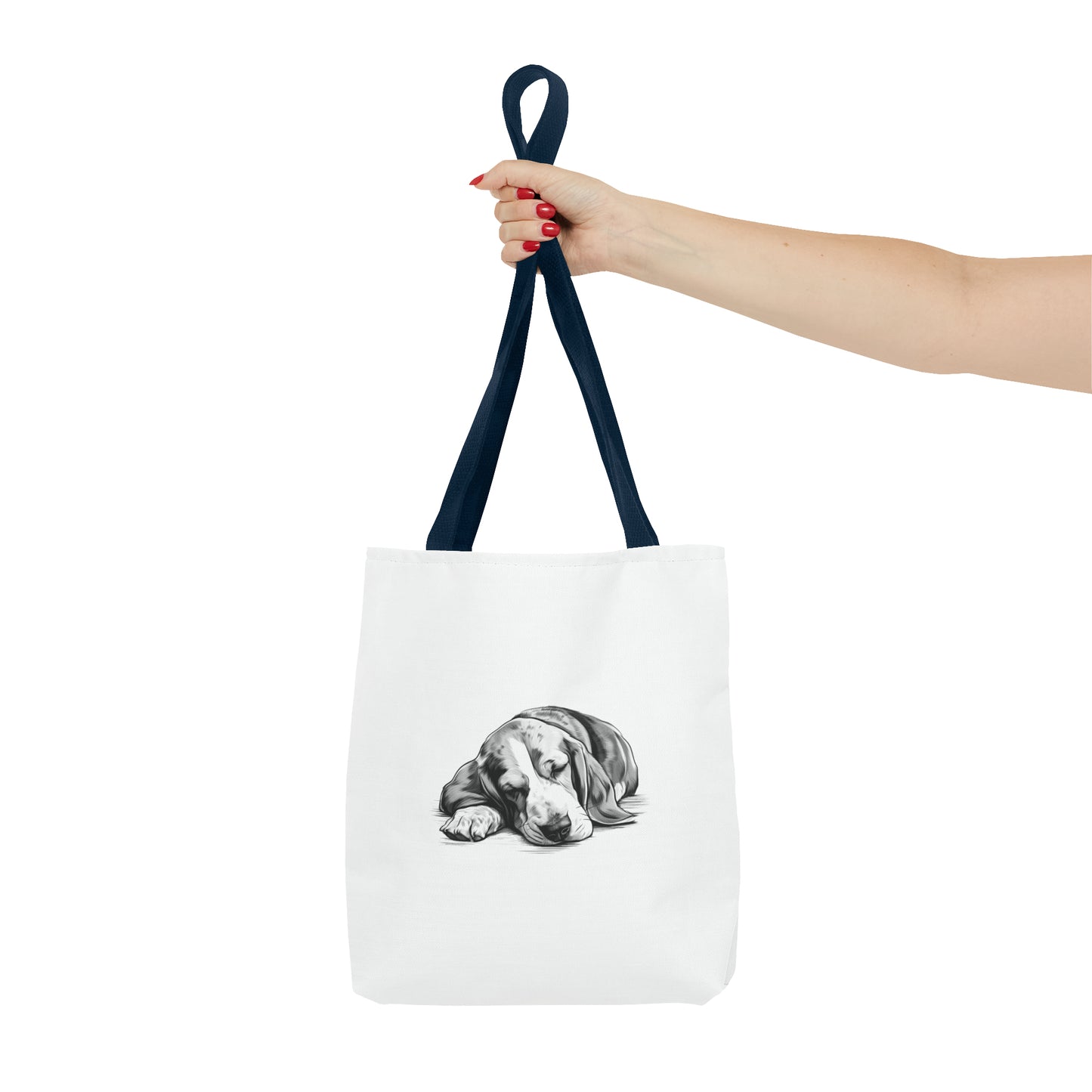 BASSET HOUND Lover Tote Bag (Front & Back Art)