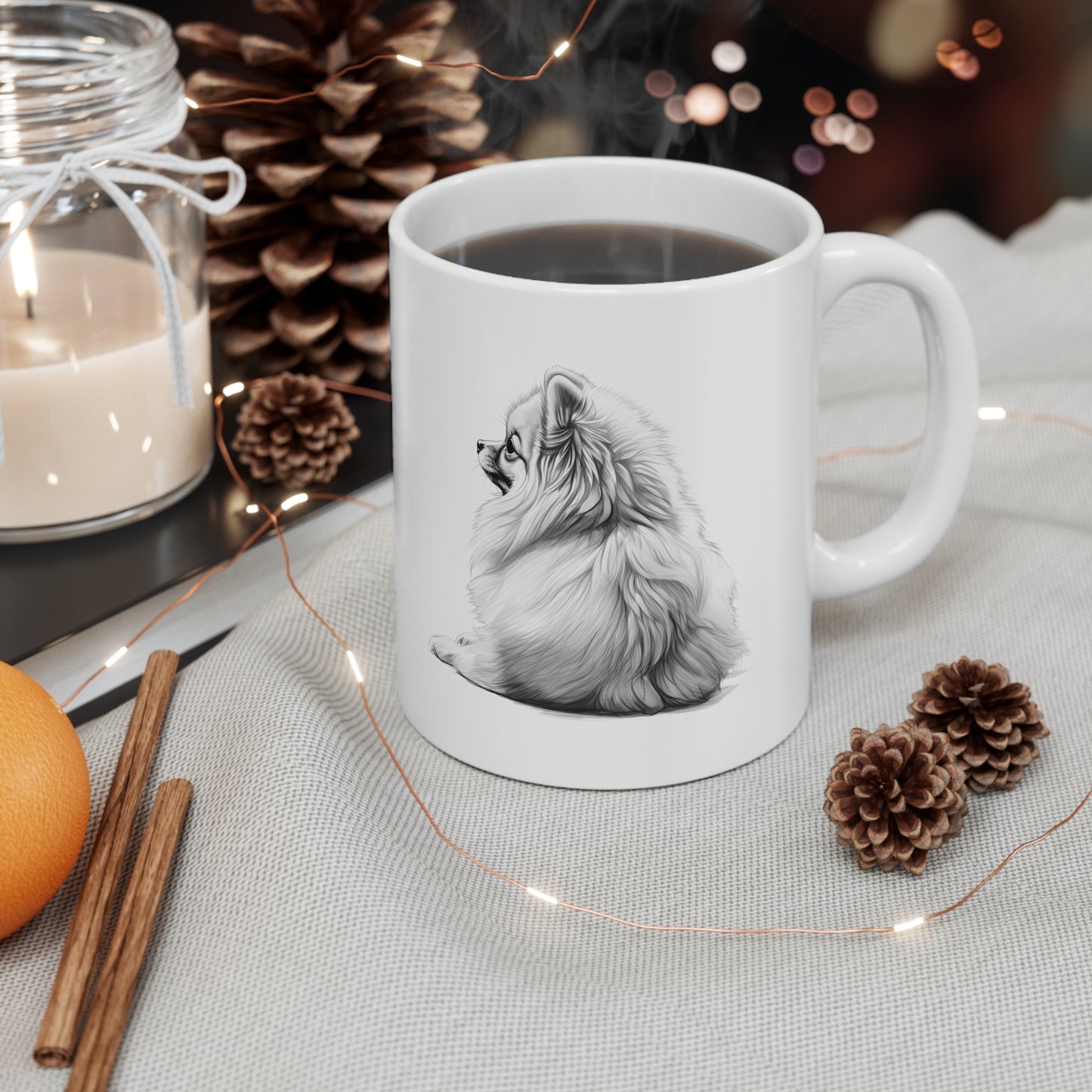 Pomeraniean Mug (11oz ceramic)