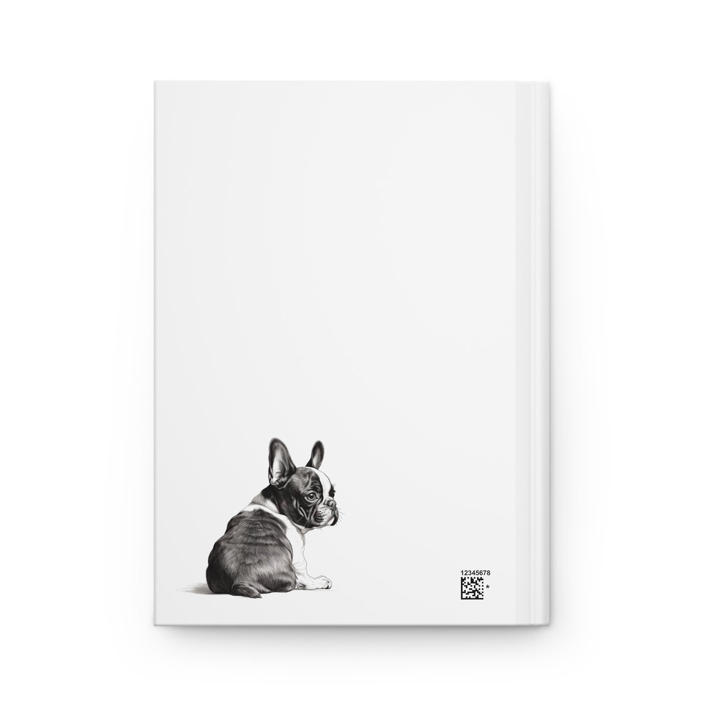 BOSTON TERRIER Lover Hardcover Notebook (5.75"x8" lined)