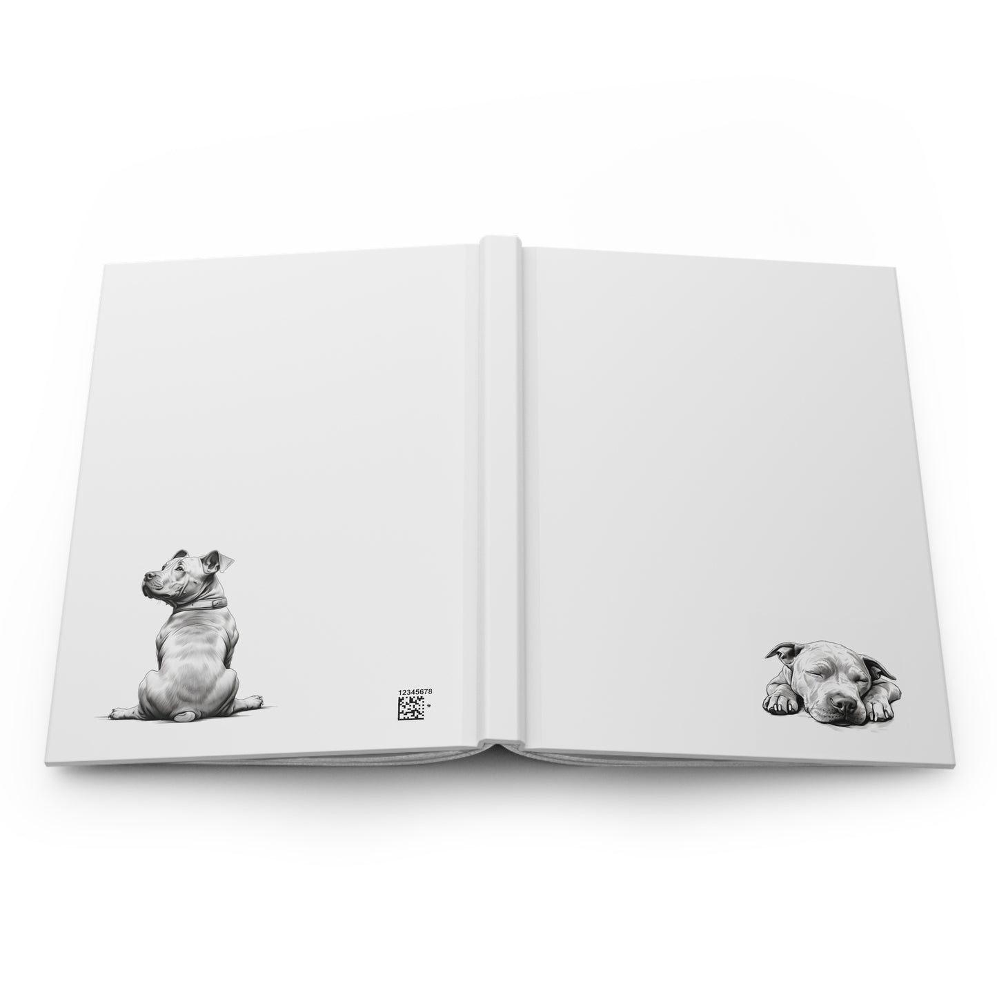 PITBULL Lover Hardcover Notebook (5.75"x8" lined)