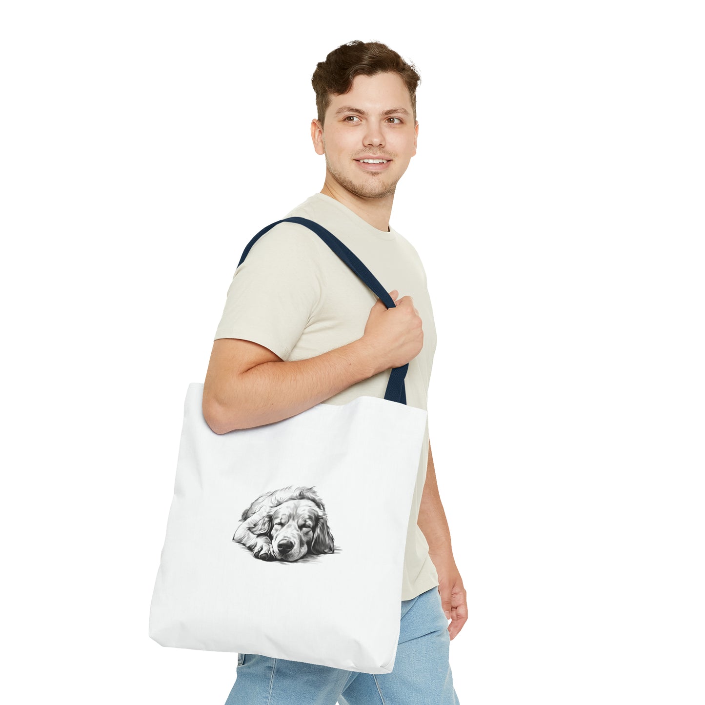 GOLDEN RETRIEVER Lover Everday Tote (Front & Back Prints)