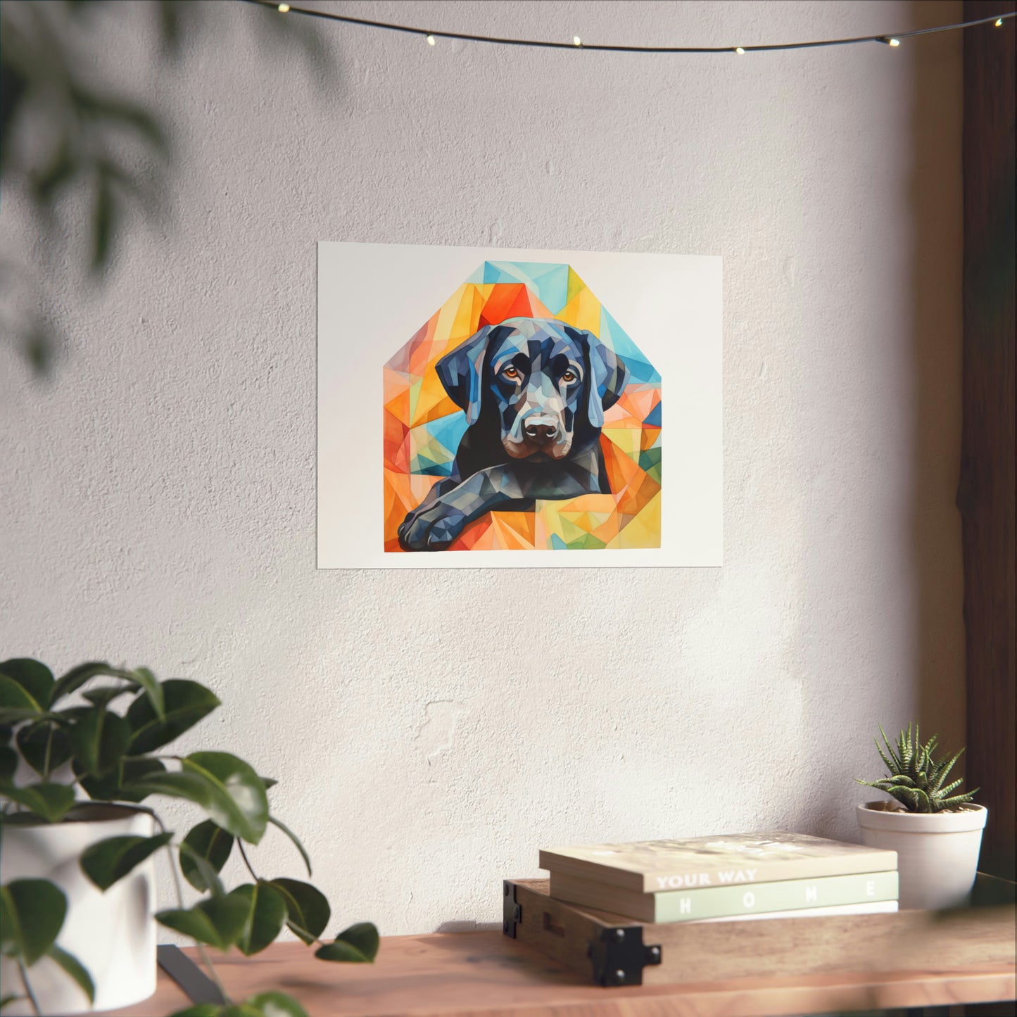 Black Lab Print - Modern Watercolor - Dog Portrait / Poster / Wall Art - Ready to Hang, Versatile and Vibrant on Fine Art Paper