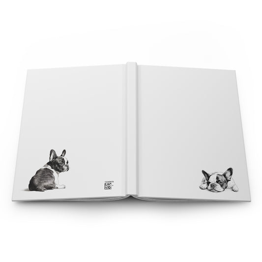 BOSTON TERRIER Lover Hardcover Notebook (5.75"x8" lined)