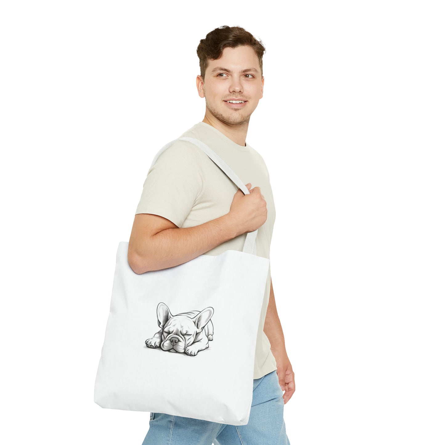 FRENCH BULLDOG Lover Everday Tote (Front & Back Prints)