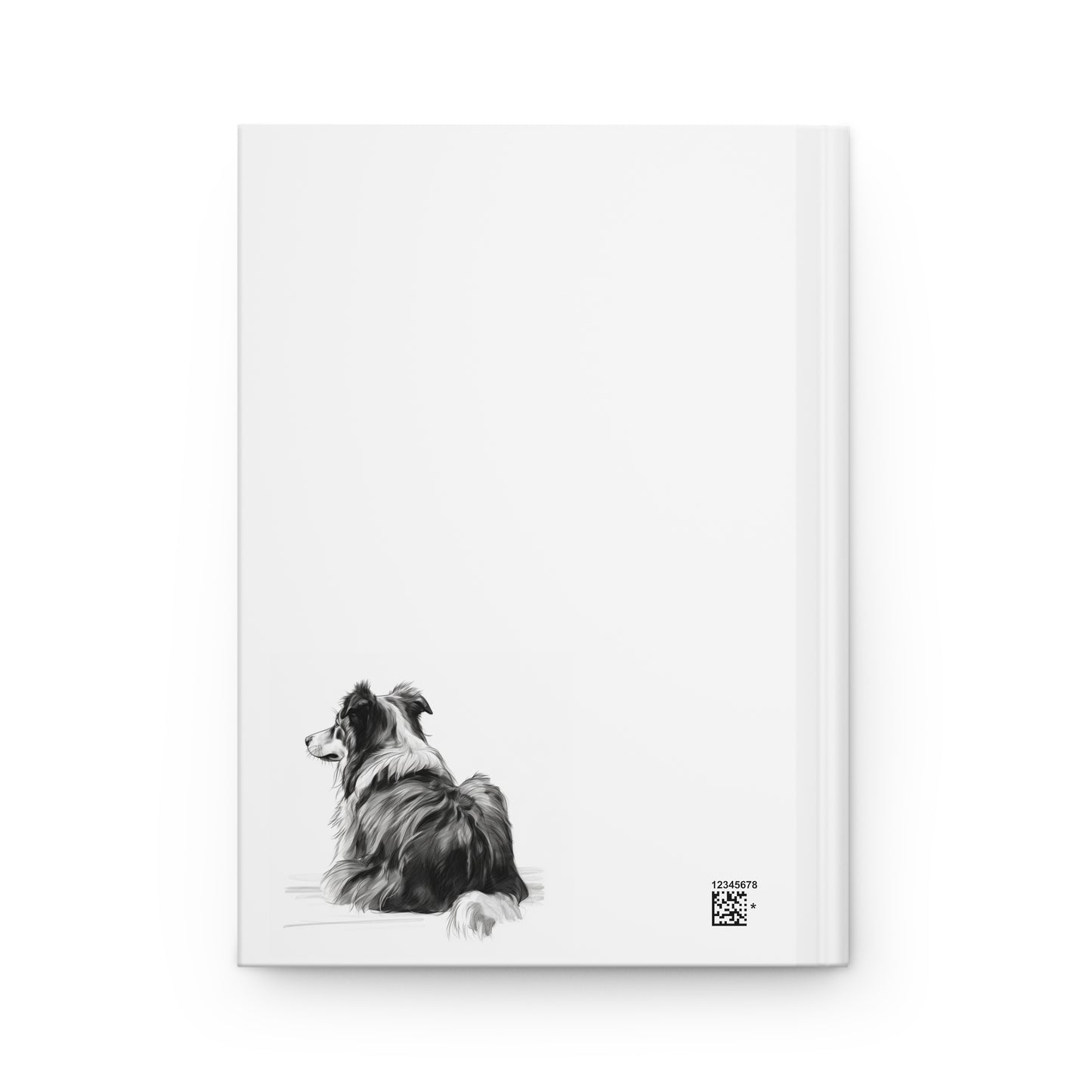 BORDER COLLIE Lover Hardcover Notebook (5.75"x8" lined)