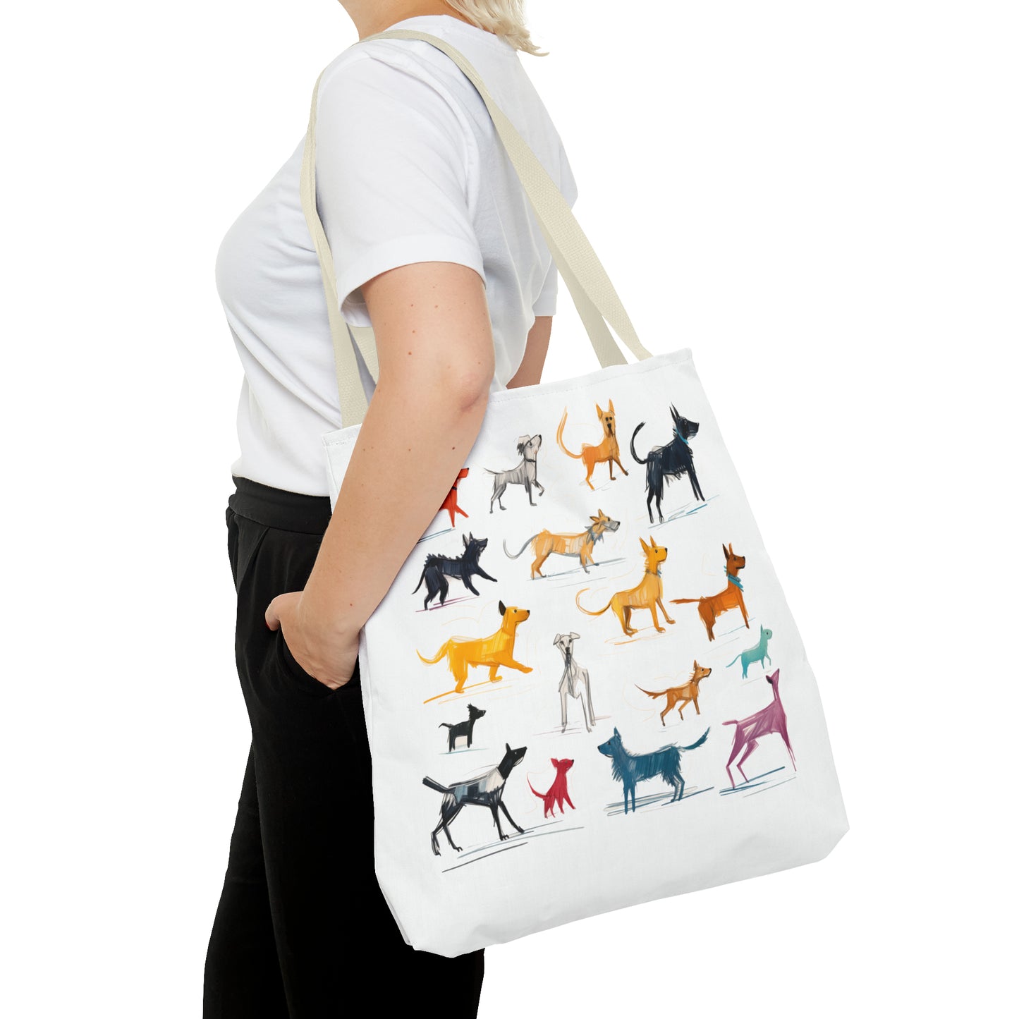 "Dog Park Sketchbook" Tote Bag